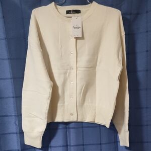 Timeless Cream Knit Cardigan Sweater